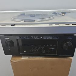 Denon & Sansui Turntable  In Good Working Condition  Remote Included For The Receiver 