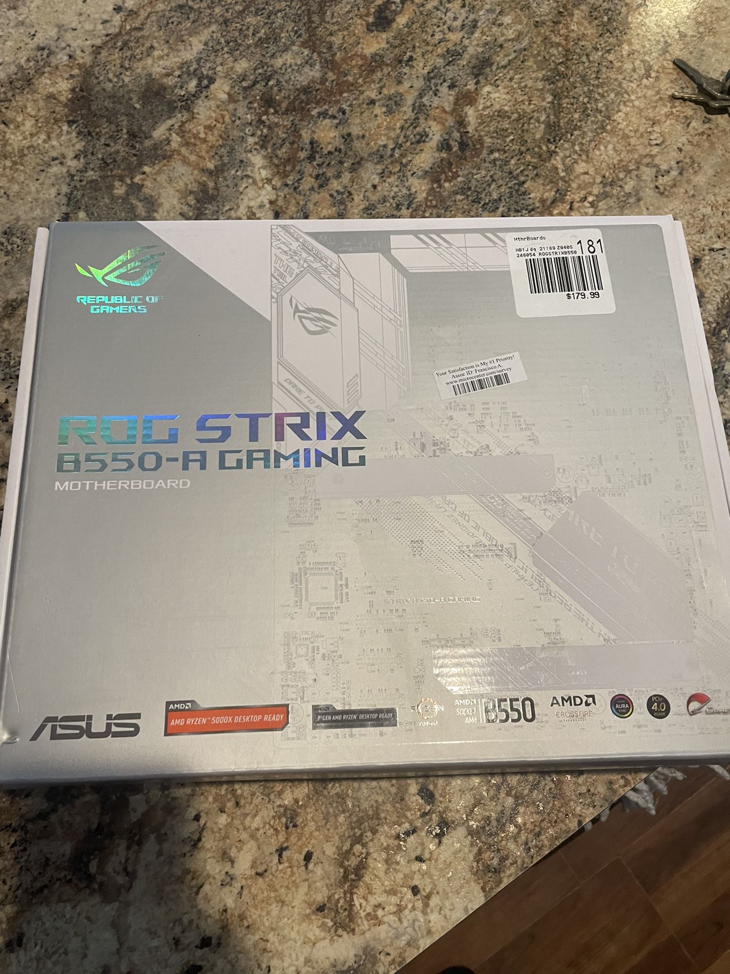 Asus Rog Strict B550 A Gaming Motherboard
