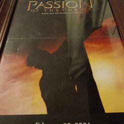 Poster Of  "The Passion Of The Christ " Framed   