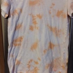 Pink tye dye relaxed fit t-shirt