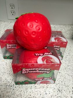 Jumbo strawberry squishy