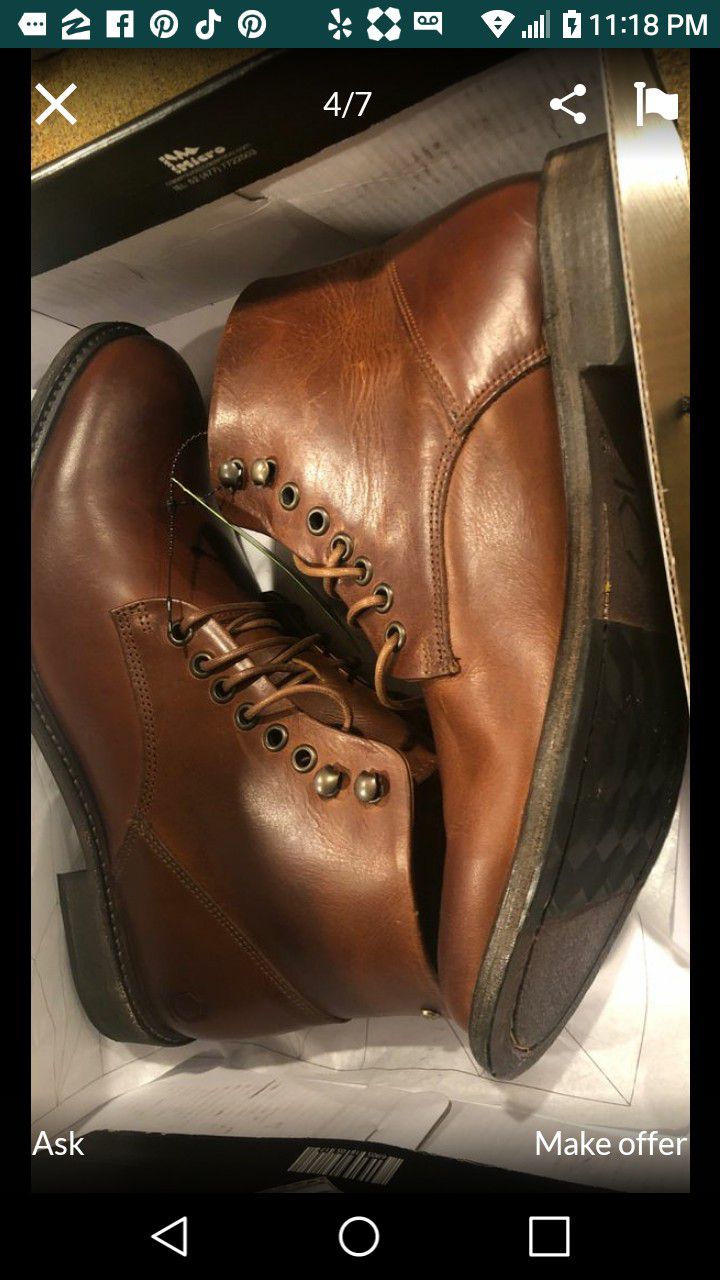 New Leather Mens Boots
