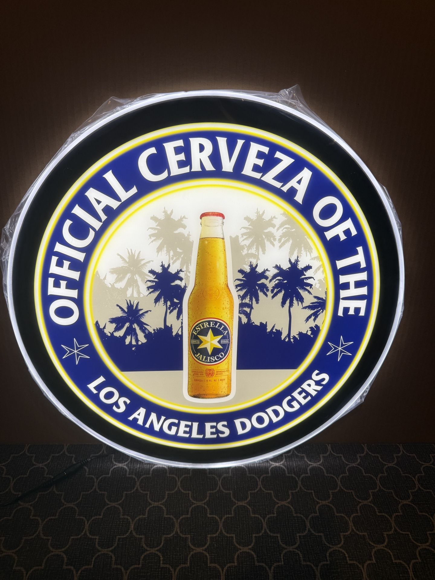 Los Angeles Dodgers Estrella Neon Sign