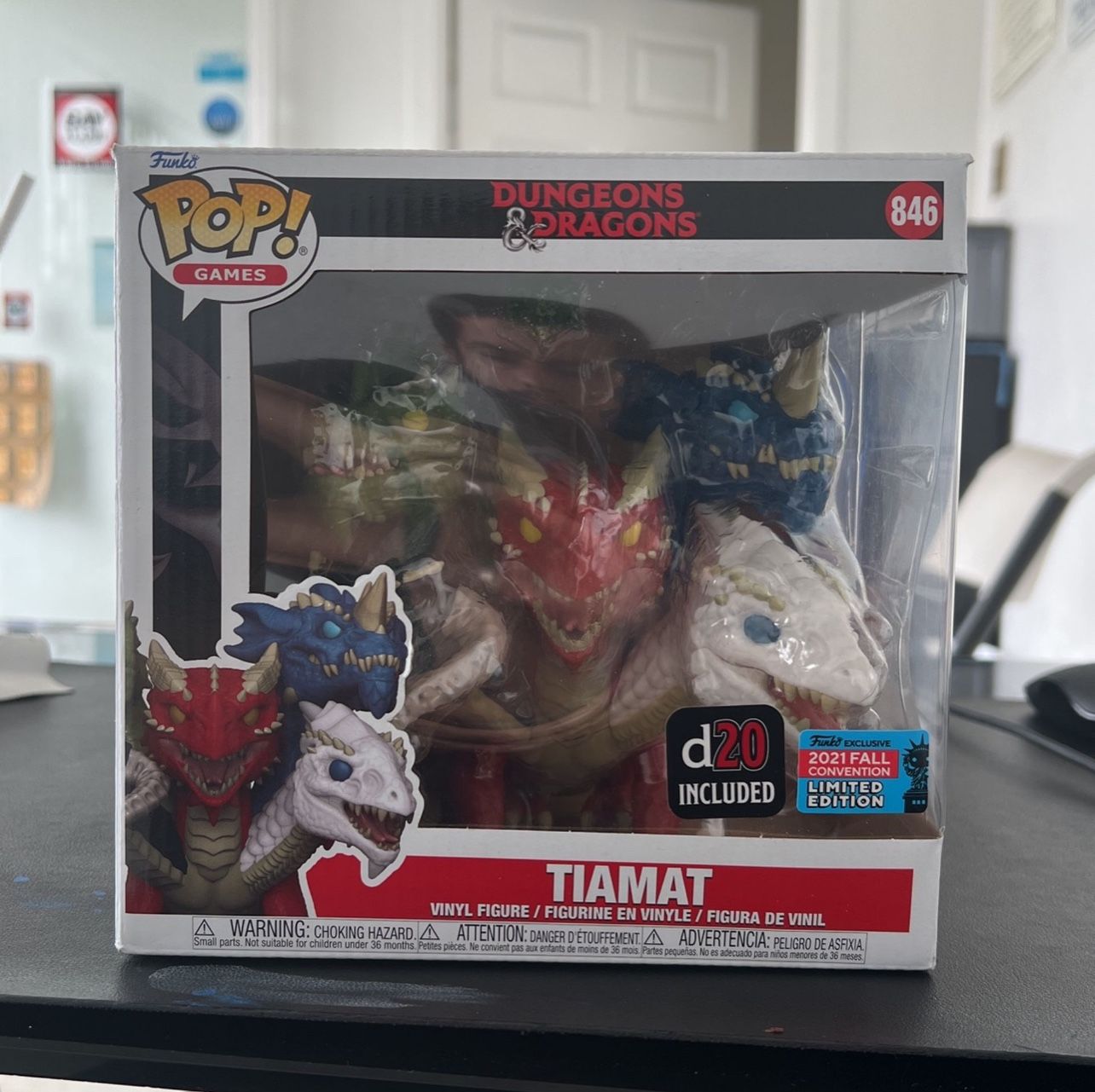 Funko Pop Tiamat Dungeon And Dragon Shared exclusive 