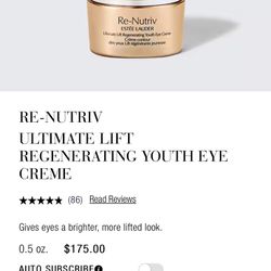 Brand New Estée Lauder Eye Cream