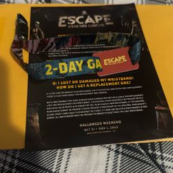 Escape 2 Day GA