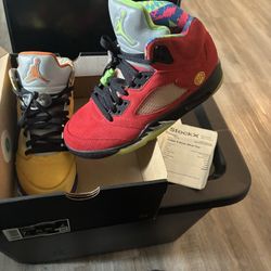 Jordan What the 5 Size 7y