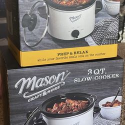 Set Of 3-quart Slow Cooker And 1.5-quart Slow Cooker