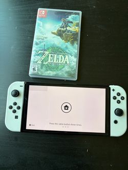 Nintendo Switch OLED White with Zelda: Tears of the Kingdom