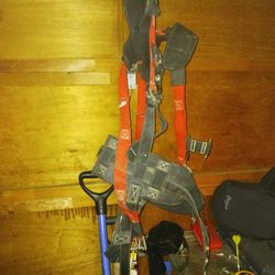 Roofing Harness, Roof Tie Down Mounts And Hard Hat $60 OBO 