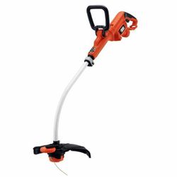 Black&Decker 14 in. 7.5 AMP Corded Electric Curved Shaft 0.080 in. Single Line 2-in-1 String Trimmer & Lawn Edger with Automatic Feed.