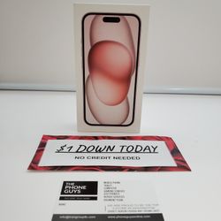 Apple IPhone 15 128gb Unlocked For All Carriers Brand New - $1 Down Today - NO CREDIT Needed
