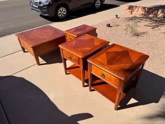 Cherrywood Living Room Set – 4 Pieces