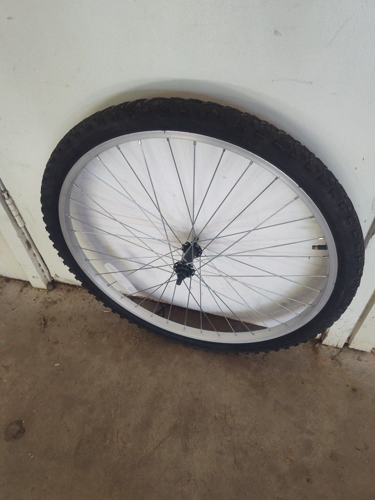 26" Front Rim, Tube And Tire