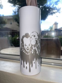 Engraved Tumblers with lids and straws