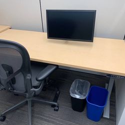 Electric sit stand desks -35 available 70 x 30 size - $300 (treasure island) 