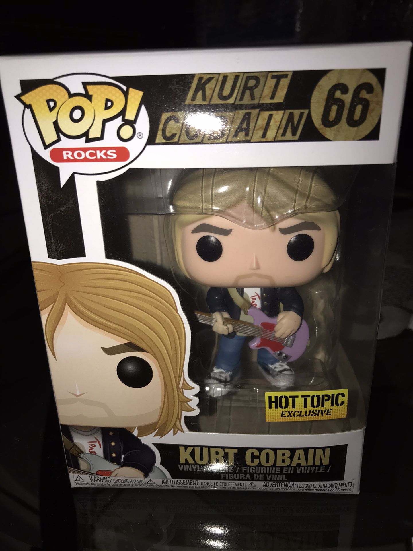 Kurt Cobain Hot Topic Exclusive POP! #66