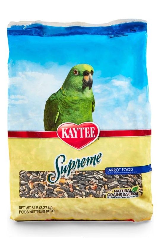 Kaytee Supreme Parrot Bird Food 5lbs Bag 