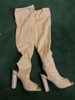 Tan Knee High Boots 
