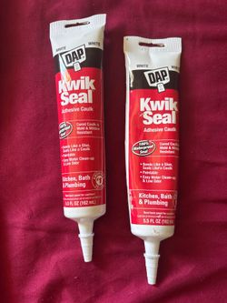 DAP Kwik Seal White Caulk (2-Pack Lot)