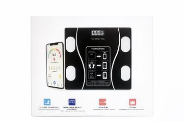 Tempered glass weight scale