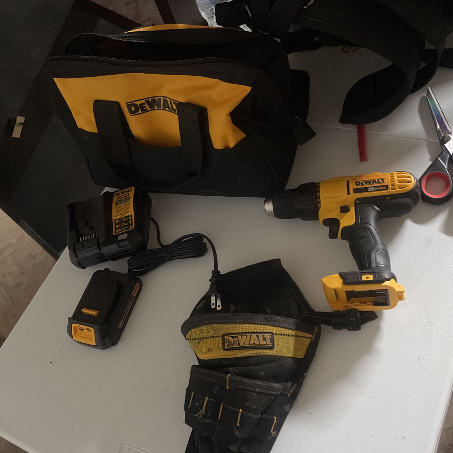 Tool Belt And Drill