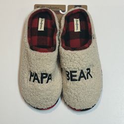 Dearfoams - Men’s Papa Bear Family Collection Clog Slippers 