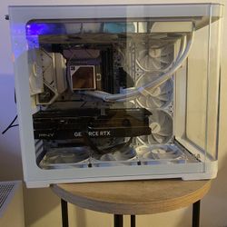 White Custom Gaming Pc