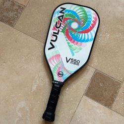 Vulcan V550 Hybrid Pickleball Paddle Entropy Carbon Fiber USAPA