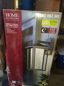 Medium exterior wall lantern led
