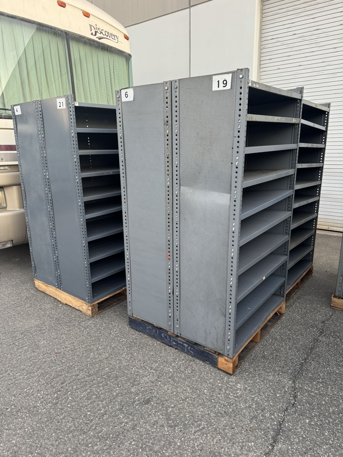 Metal Storage Shelves Shelf Inventory Warehouse Organizations 65” X 18” X 36”