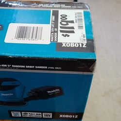 Unused/new Makita Random Orbit Sander XOBO1Z