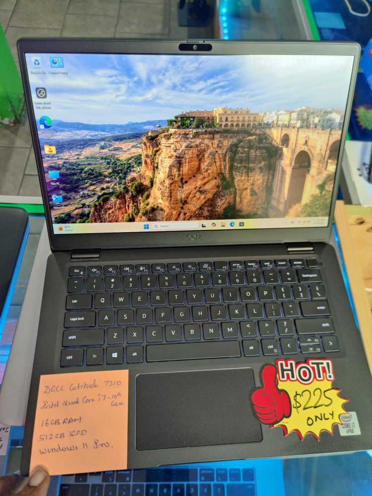 Dell Latitude 7310 14" Intel Core i7-10th Gen 16GB Ram 512gb M.2 SSD Win 11 Pro Charger