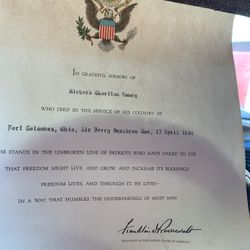 Presidential Memorial Certificate (PMC) for Richard Charlton Lowry