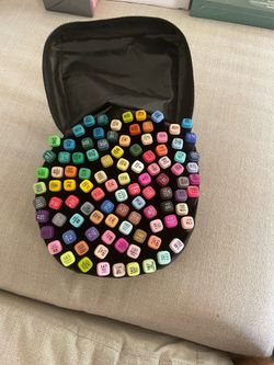 100 acrylic double sided washable pens