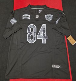 COLSTON LOVELAND CHICAGO BEARS SALUTE TO SERVICE JERSEY ALL STITCHED
