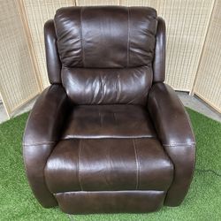 Electric Reclining Leather Sofa Chair