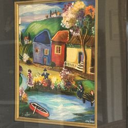 Shlomo Alter Jewish Art Serigraph On Paper Judaica Art Vintage Lt Ed 206/490