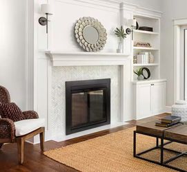 Ascot Medium Glass Fireplace Doors brand new $140 cash