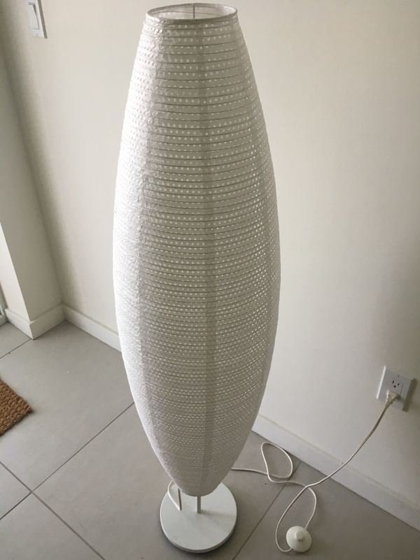 Ikea SollefteÅ Floor Lamp With Led Bulb Oval White For In Miami Beach Fl Offerup