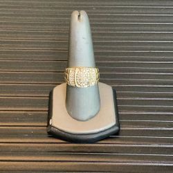 14kt Nugget Diamond Ring
