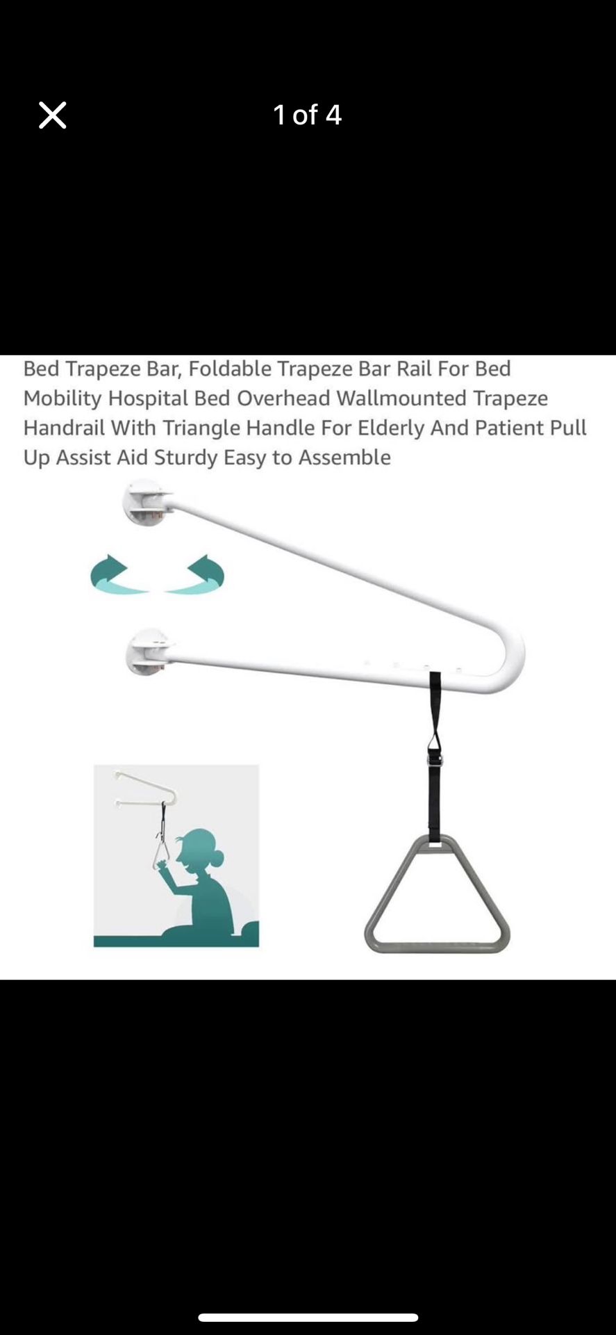 Bed Help Trapeze Rail