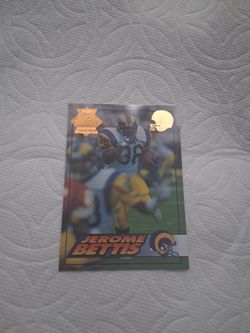 1994 Jerome Bettis,  22 K card,  Pop Collectors Edge warner,  # 109 Limited Edition,  16253