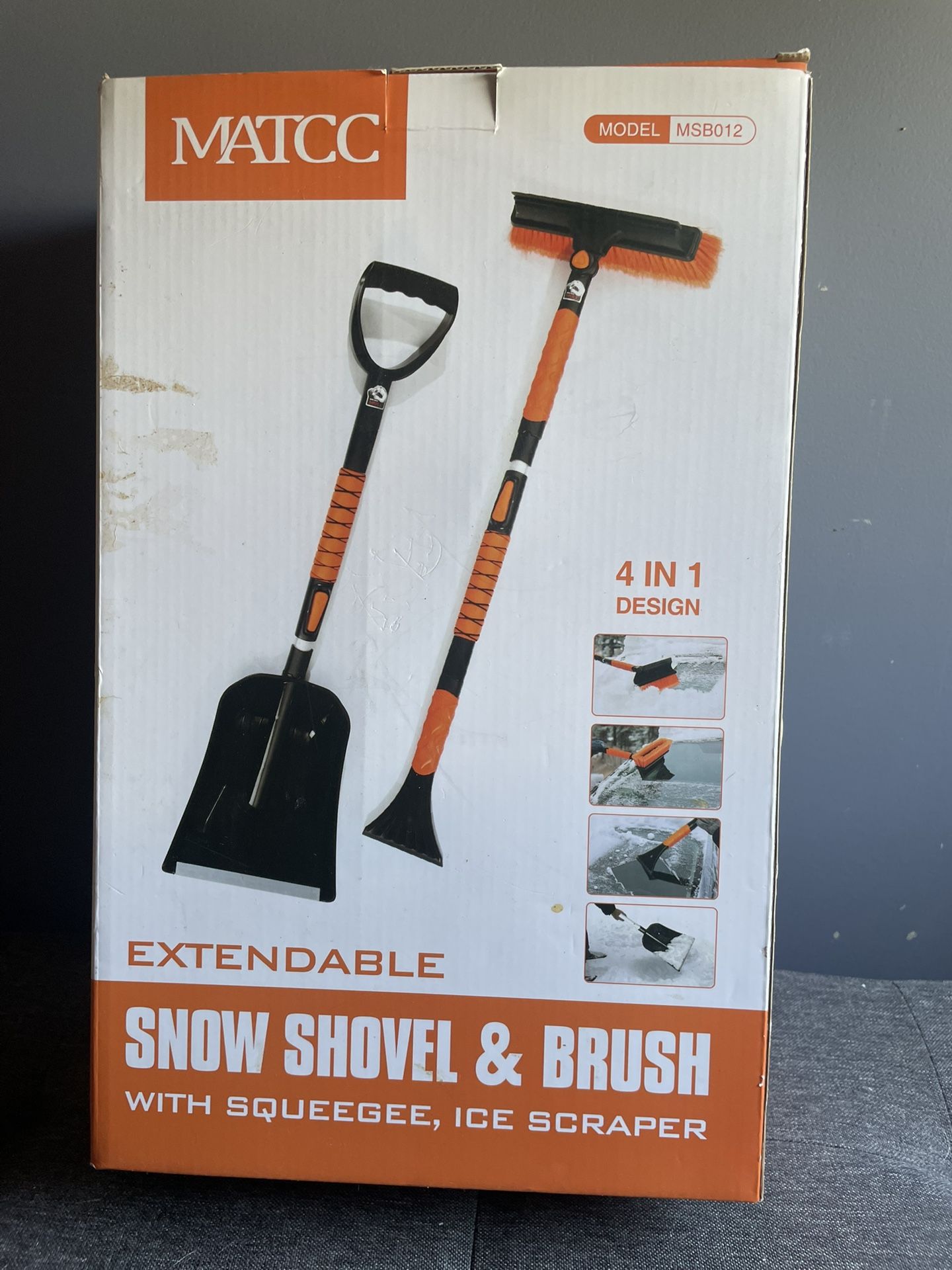 Snow Shovel And Brush