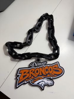 Denver Broncos Fan Chain Necklace