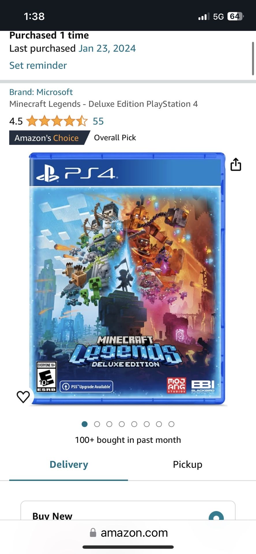 Minecraft Legends PS4