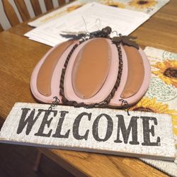 Door hanging for autum