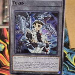 YUGIOH Kaiba & Blue-Eyes Ultimate Dragon Token TKN5-EN017