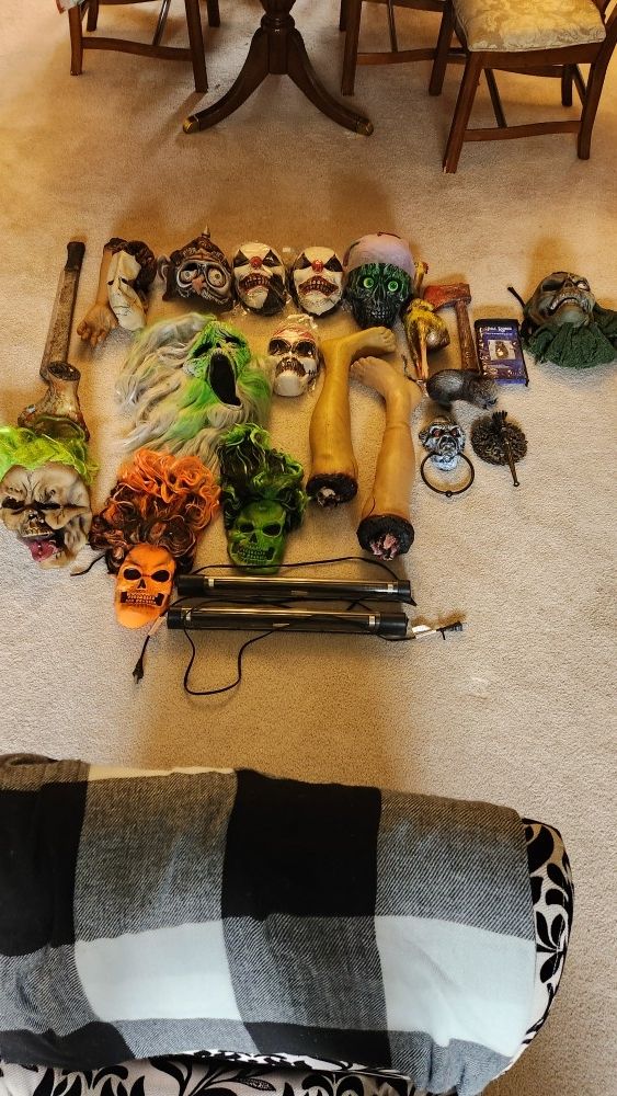 Holloween Masks and Decorations