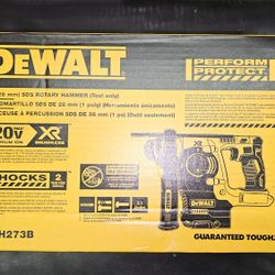 DEWALT
20V MAX XR Cordless Brushless 1 in. SDS Plus L-Shape Rotary Hammer (Tool Only)